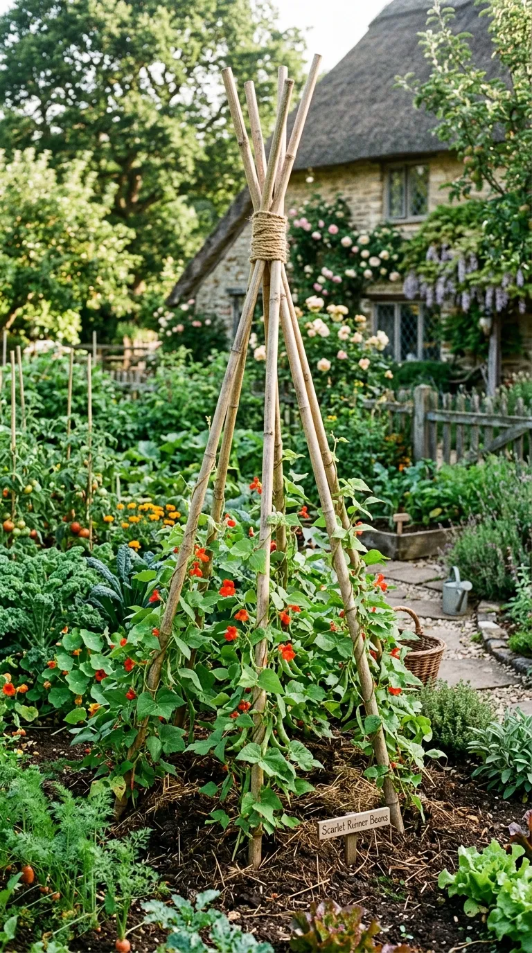1. Bamboo Teepee Structure
