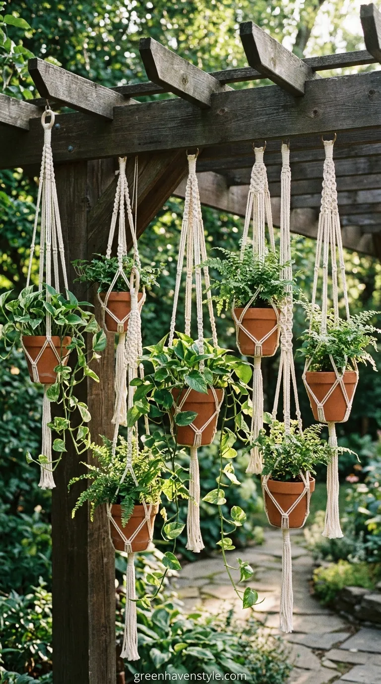1. Macrame Hanging Planters