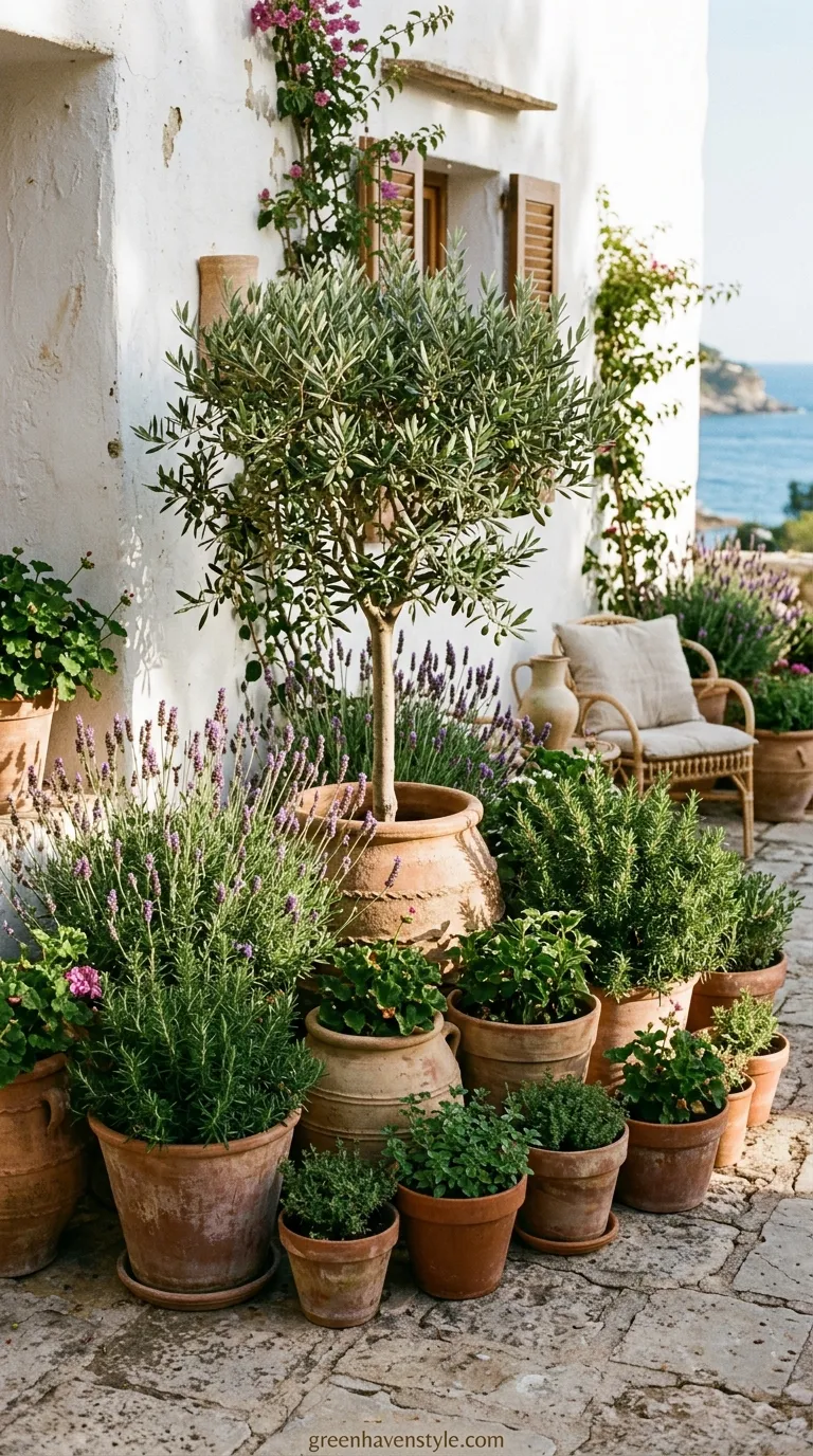 1. Terracotta Pot Clusters