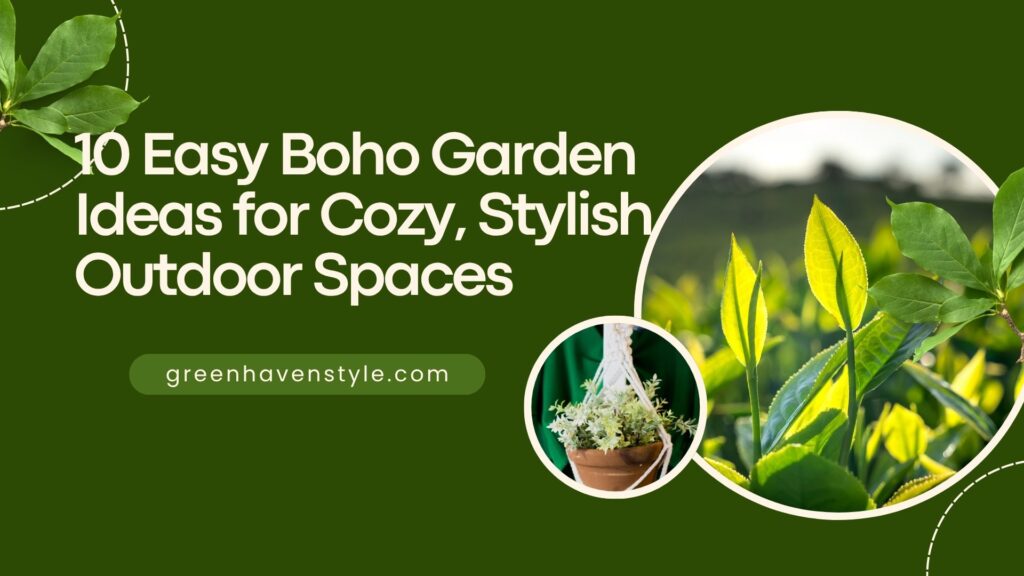 10 Easy Boho Garden Ideas for Cozy, Stylish Outdoor Spaces