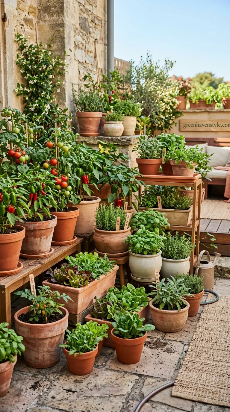 10. Container Garden Cluster