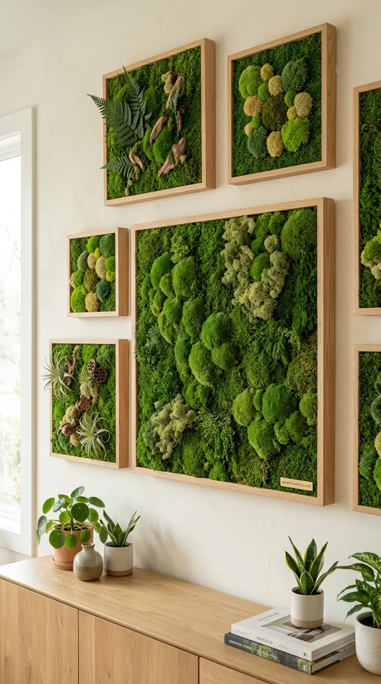 10. Living Wall Moss Art