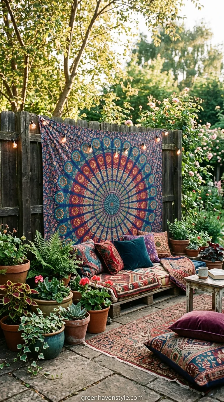 10. Tapestry Garden Backdrop