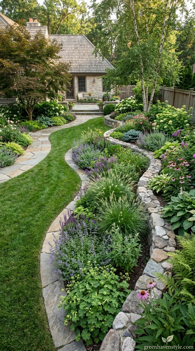 11. Curved Planting Beds