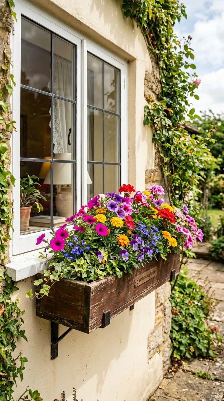 11. Flowering Plant Window