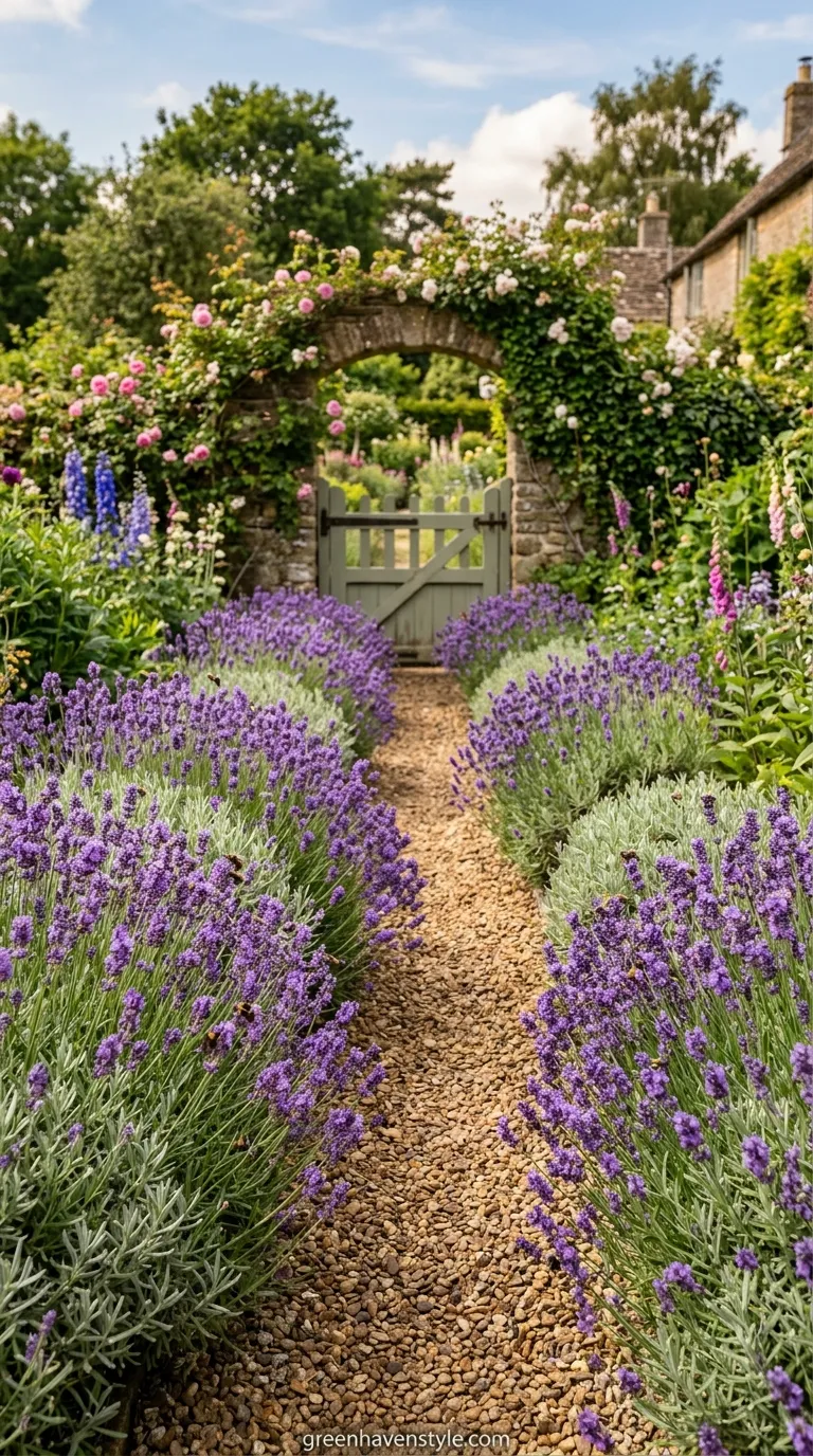 11. Lavender Lined Walkways
