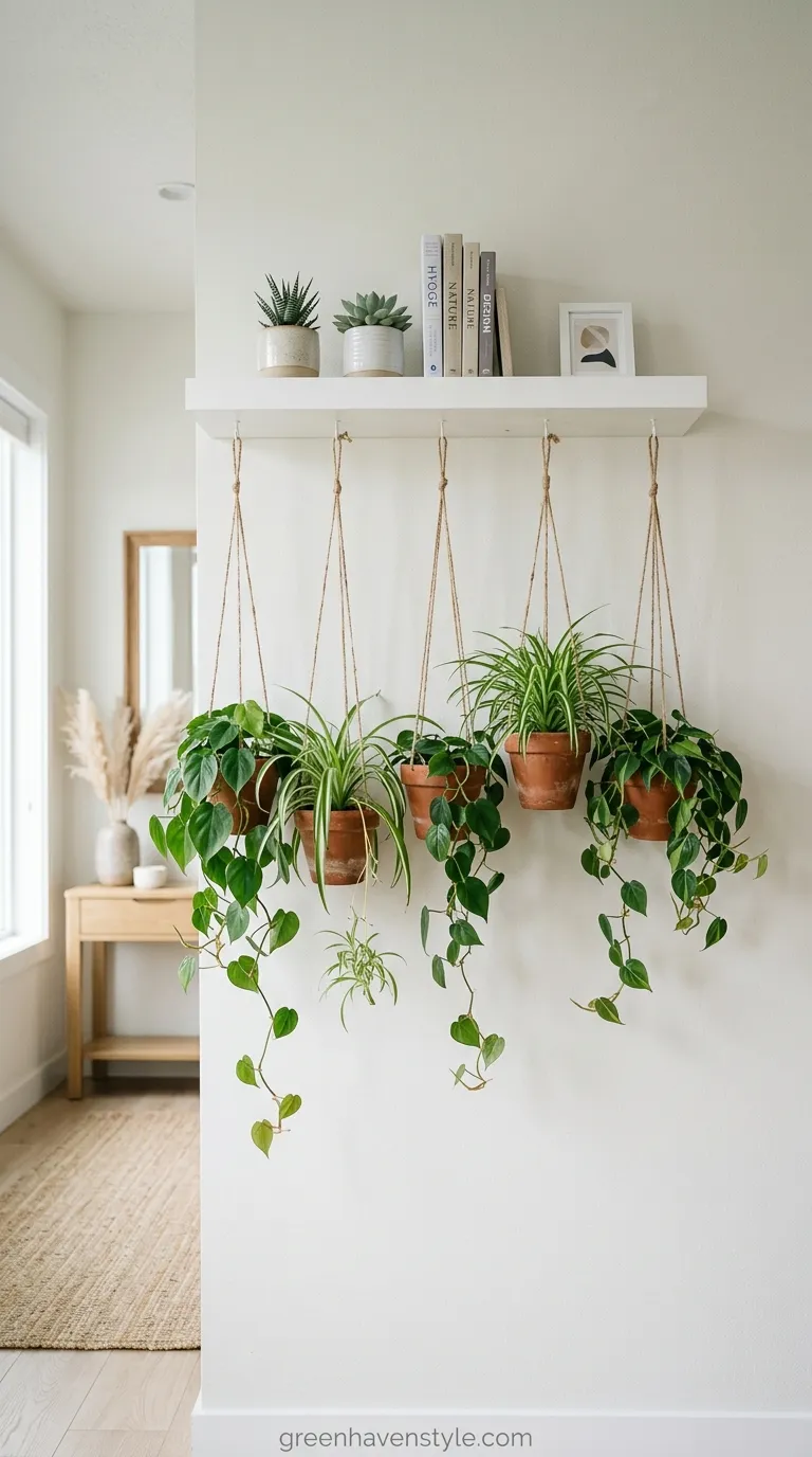 11. Under Shelf Hanging Pots