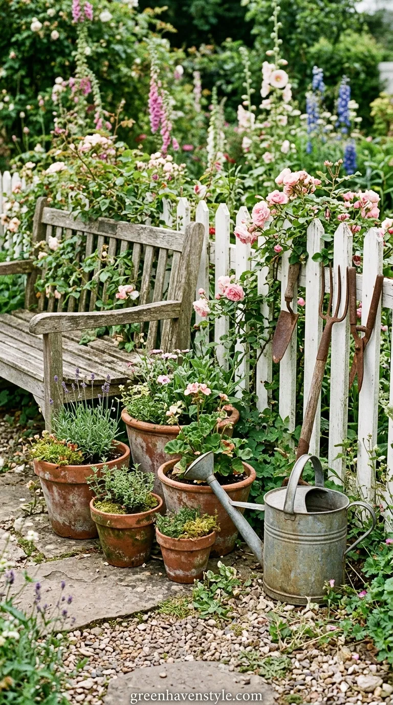 12. Vintage Garden Accessories