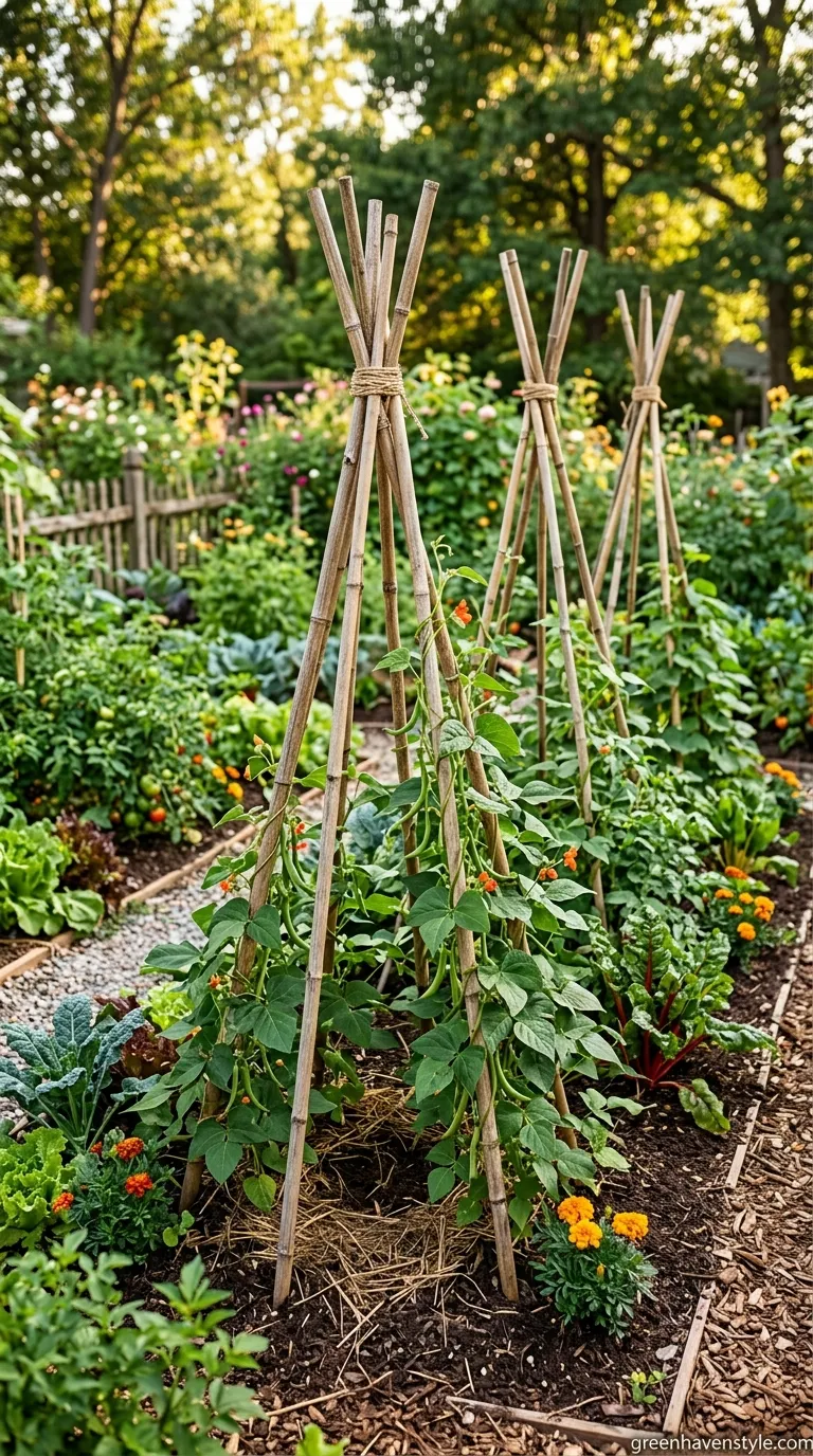 12. Wigwam Vertical Supports