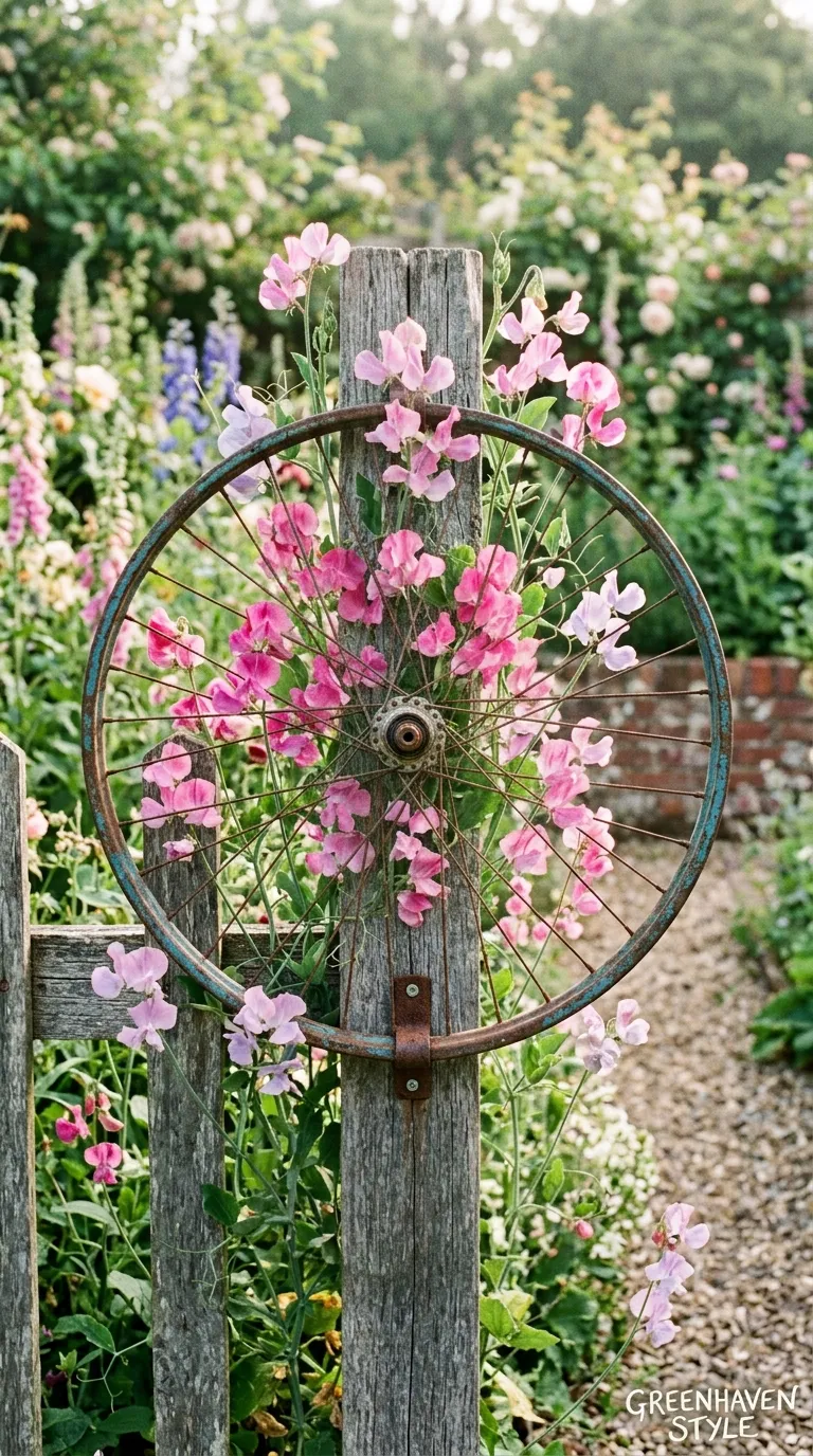 13. Bicycle Wheel Upcycle