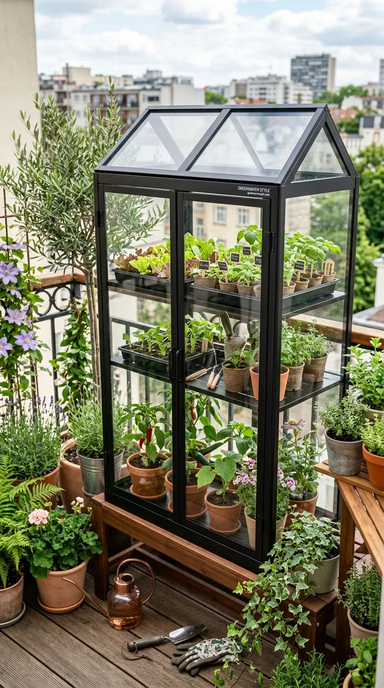13. Compact Greenhouse Cabinet
