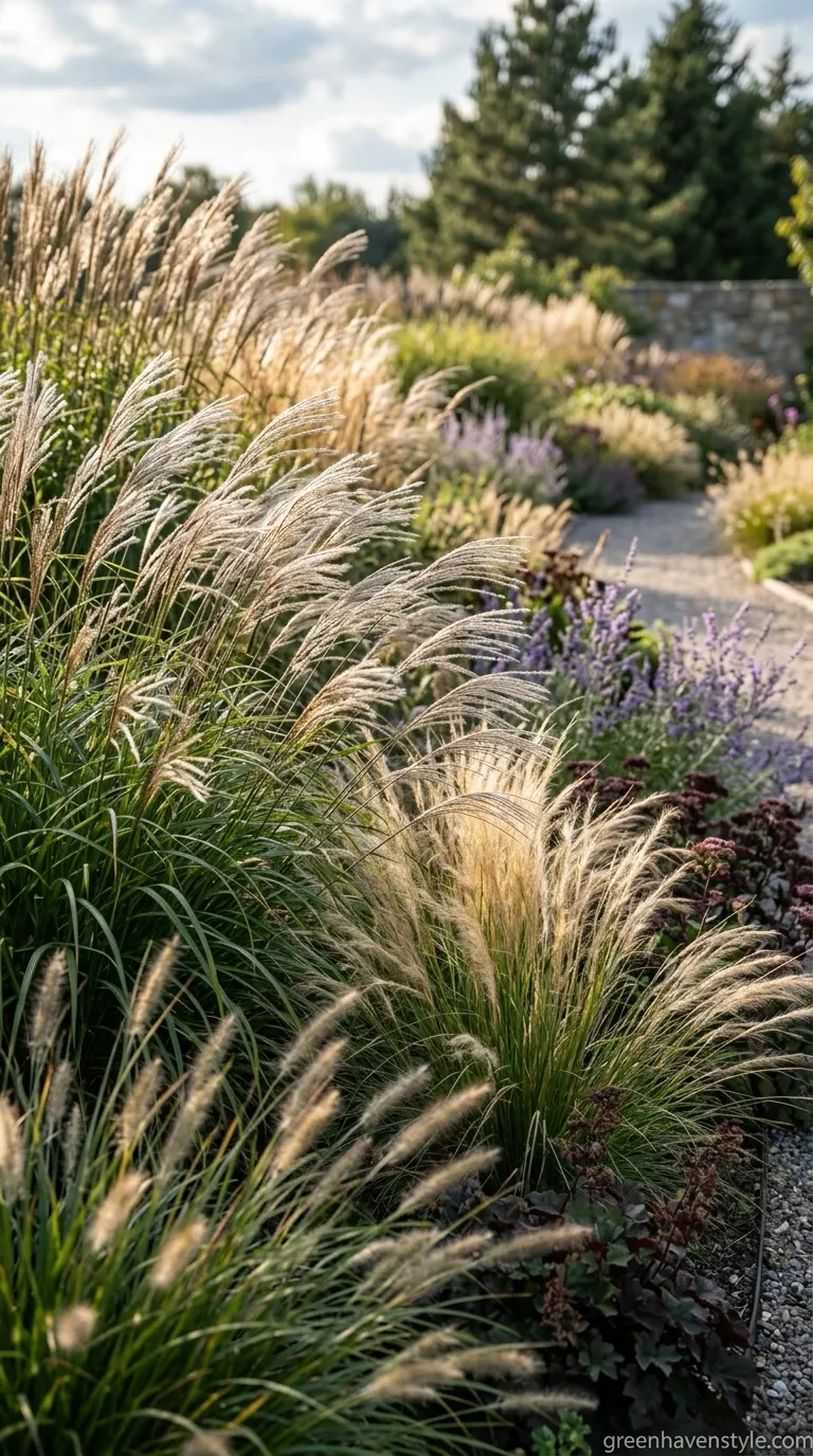 13. Ornamental Grass Accents