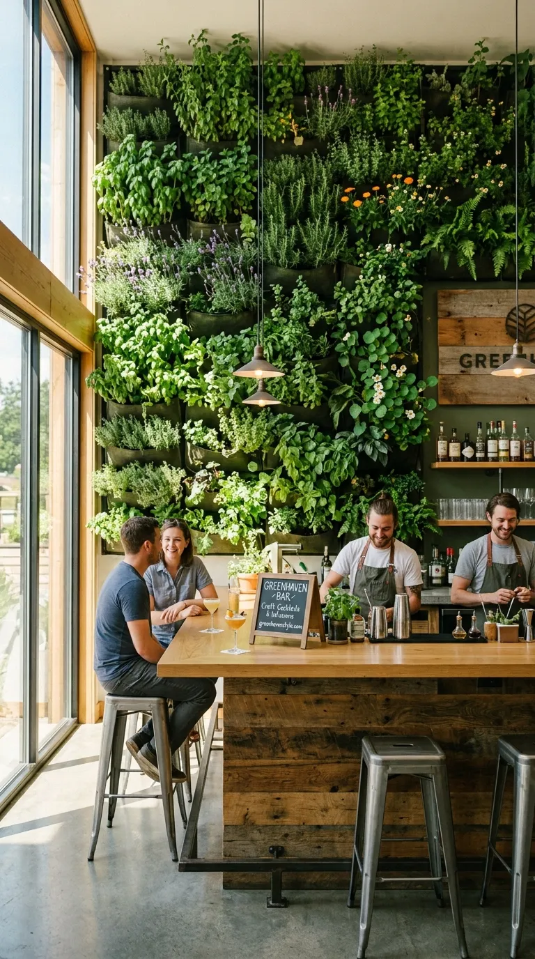 13. Vertical Garden Bar