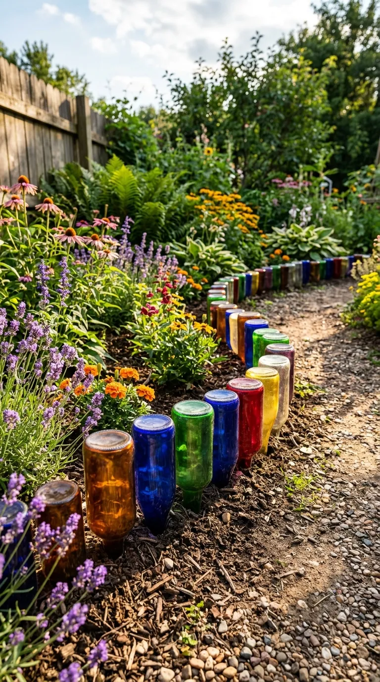14. Recycled Bottle Border