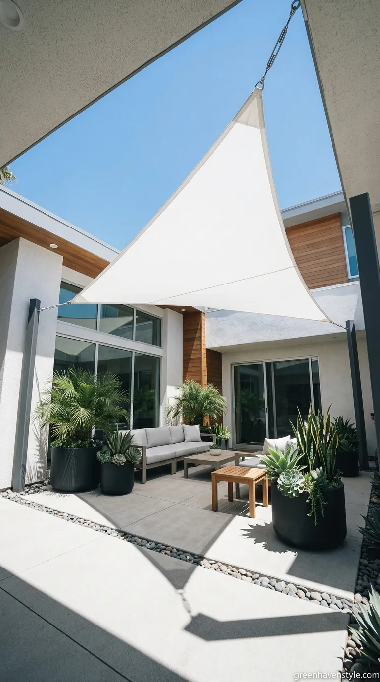 14. Shade Sail Overhead