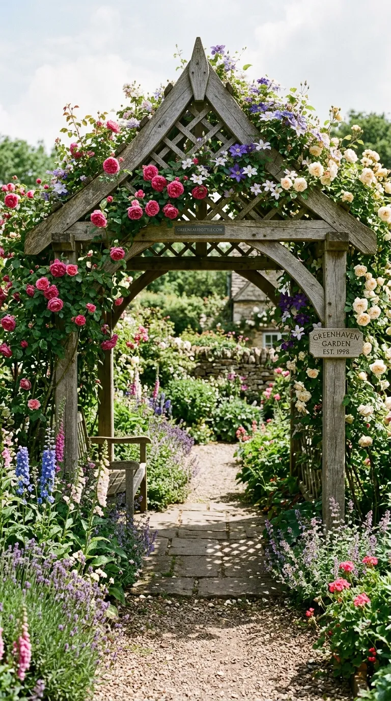 15. Garden Arbor Entryway