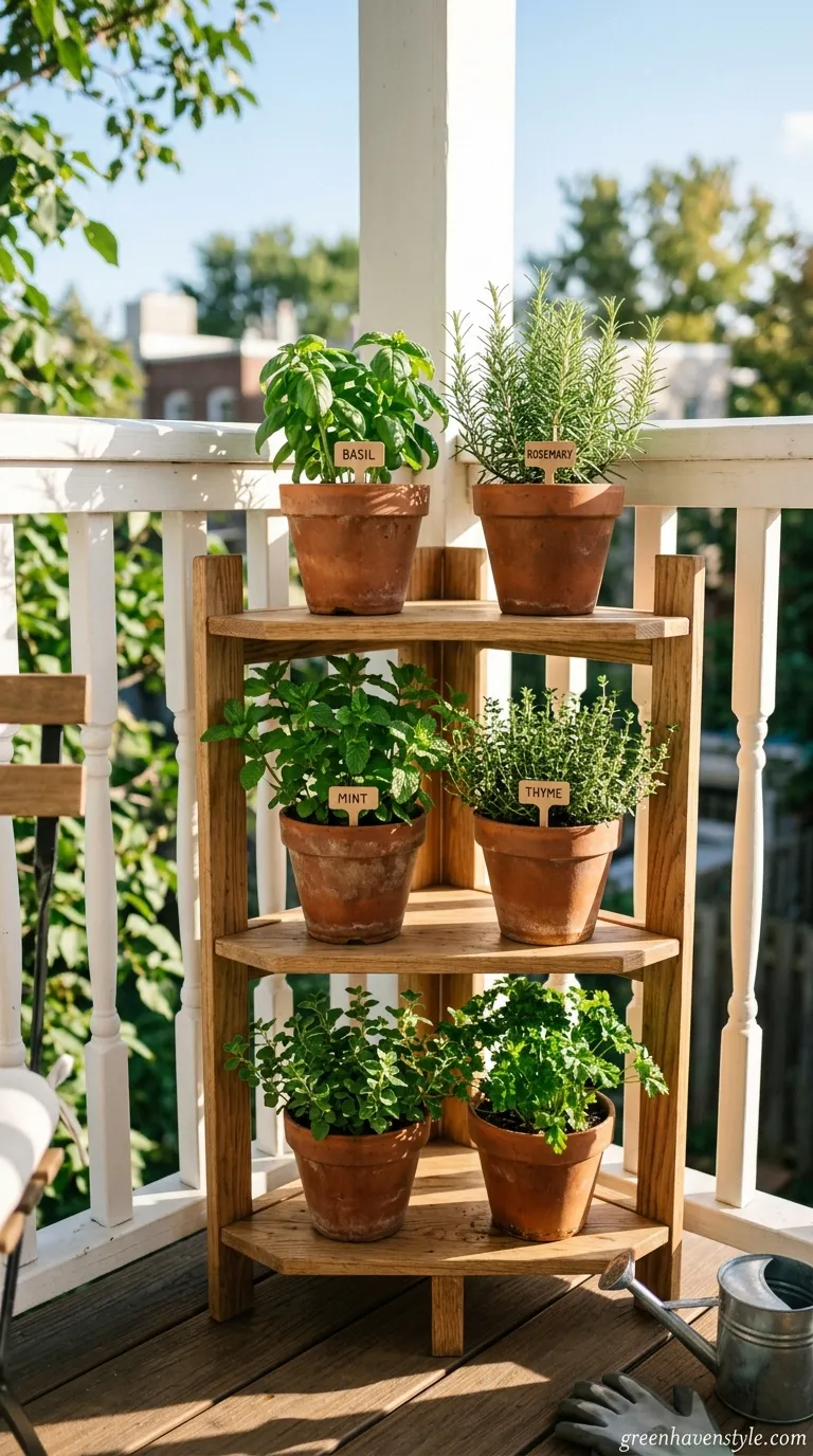 2. Corner Herb Garden Station
