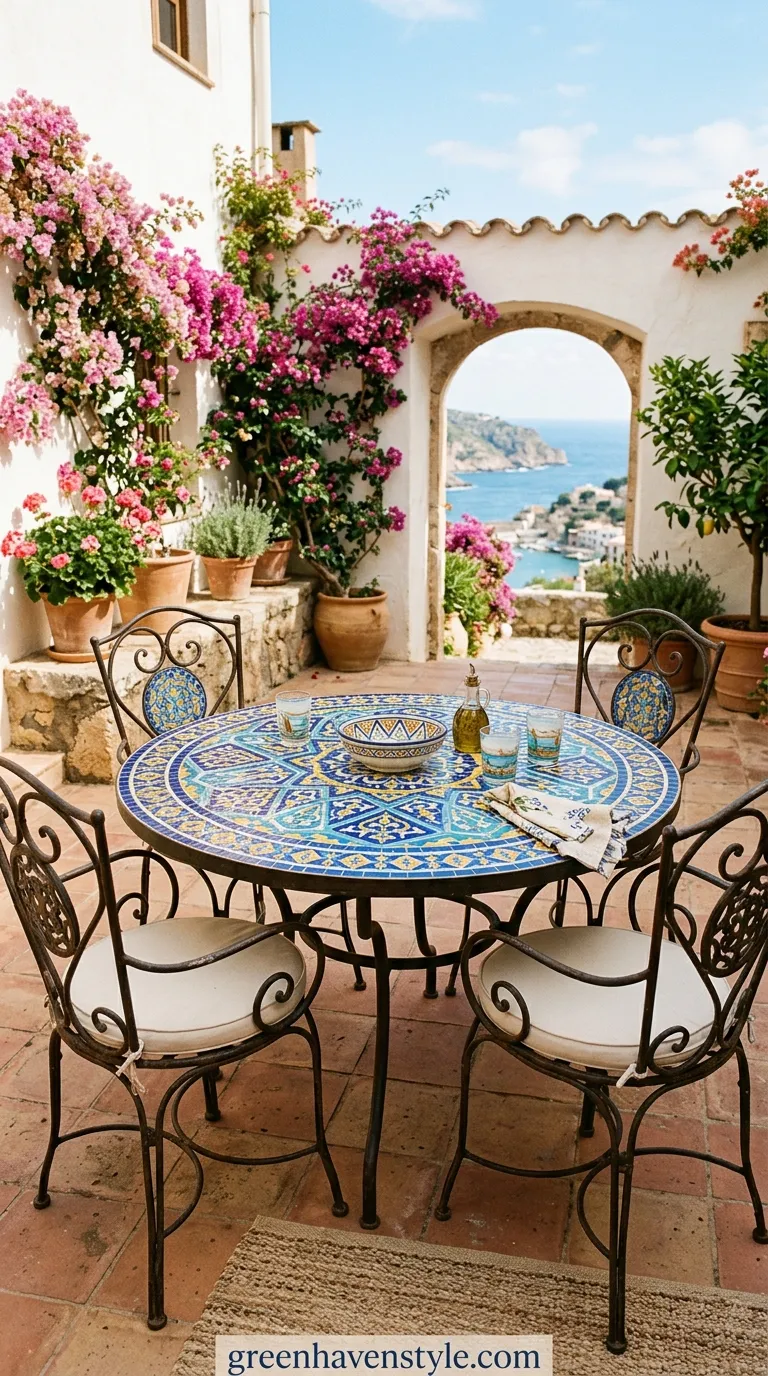 2. Mosaic Tile Accents