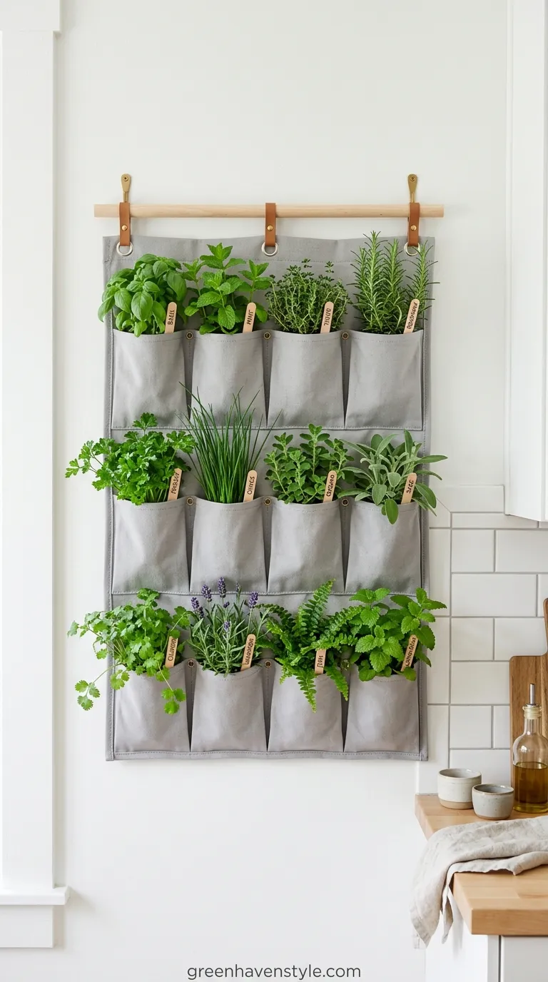 2. Mounted Pocket Planters