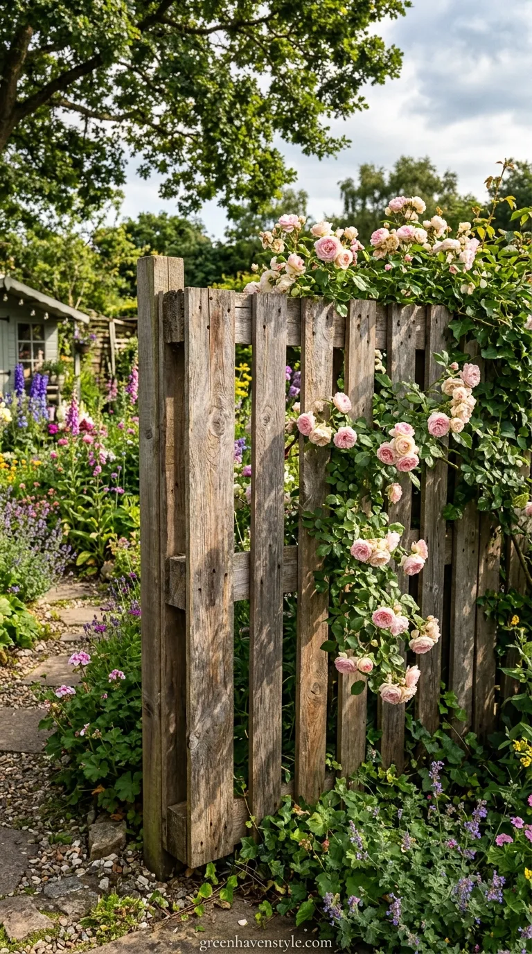 2. Pallet Wood Fencing