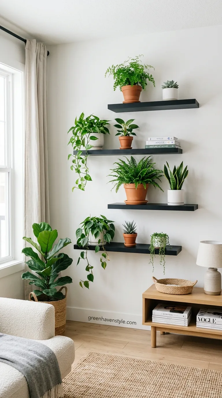 3. Floating Shelf Garden