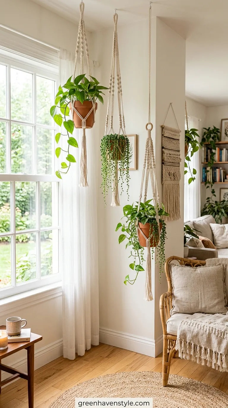 3. Hanging Basket Display