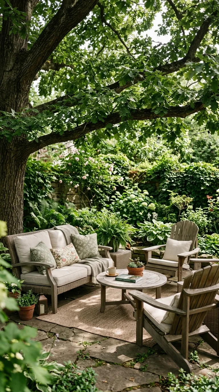 3. Shaded Seating Area