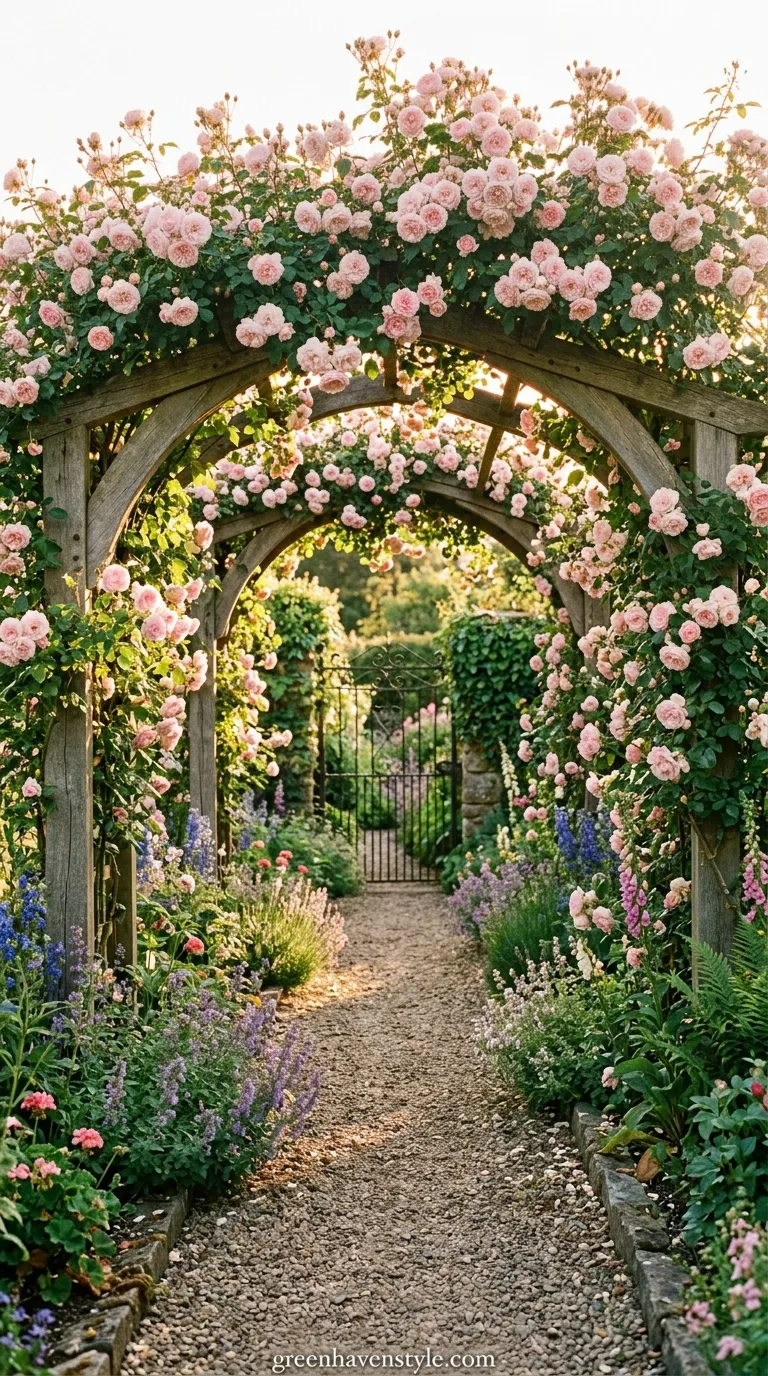 4. Climbing Rose Arbor