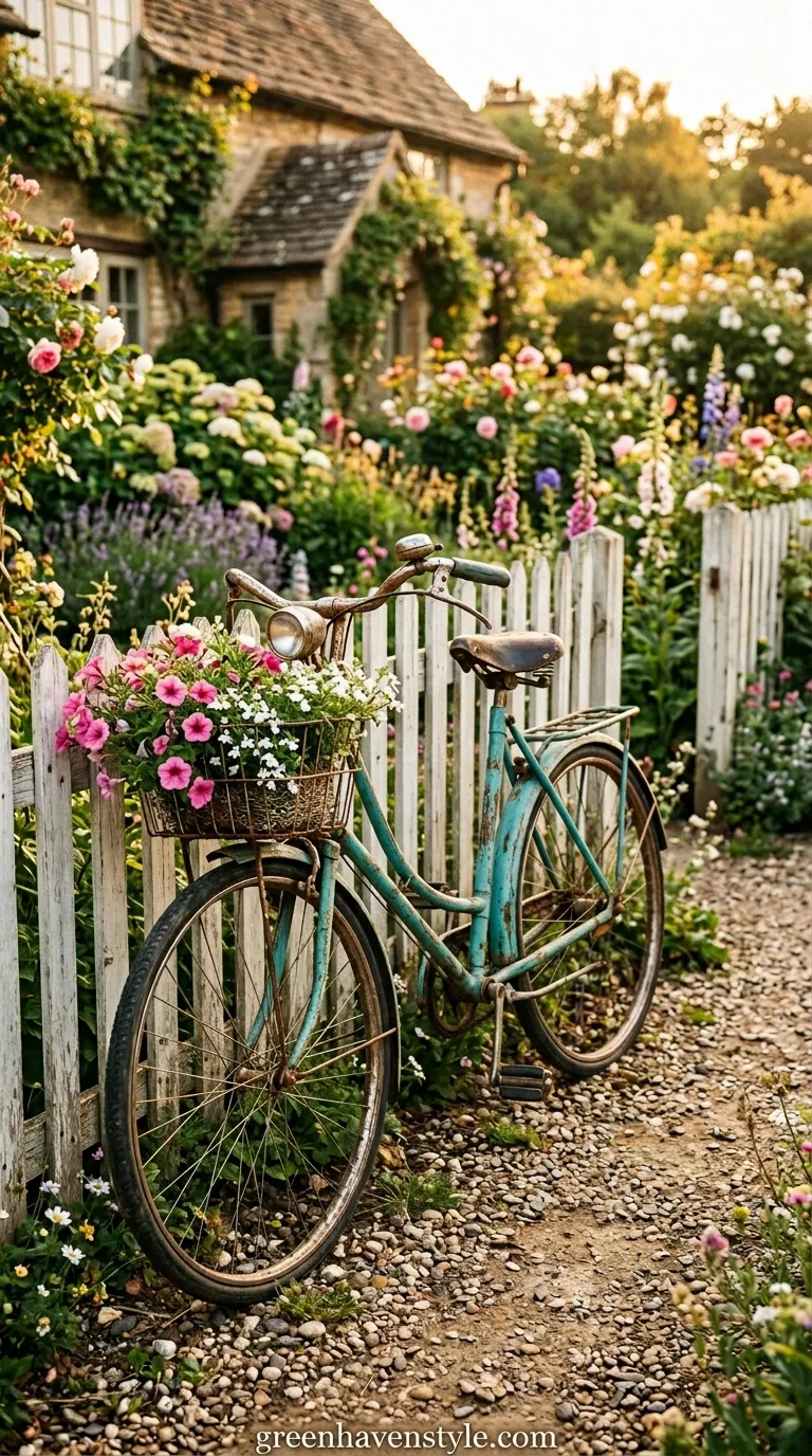 4. Vintage Bicycle Garden Feature