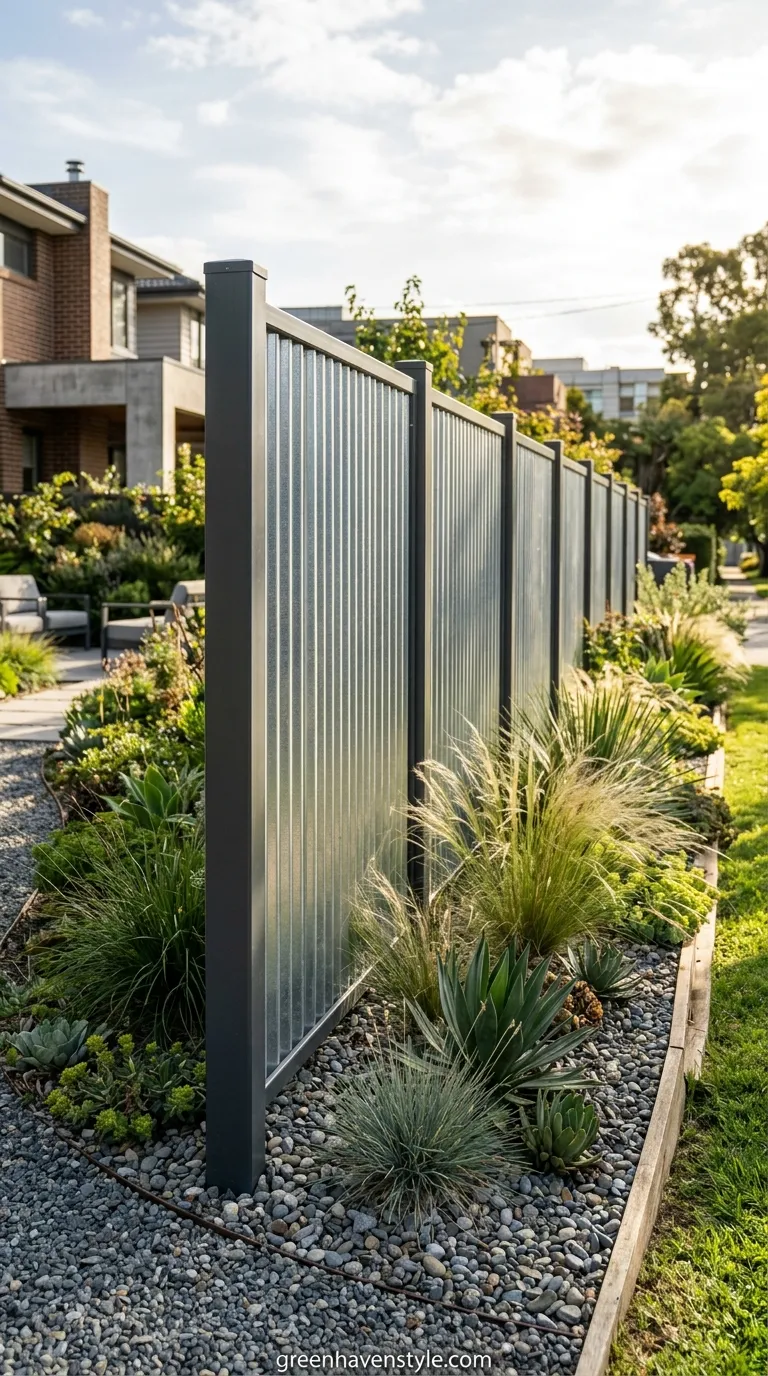 5. Corrugated Metal Panels