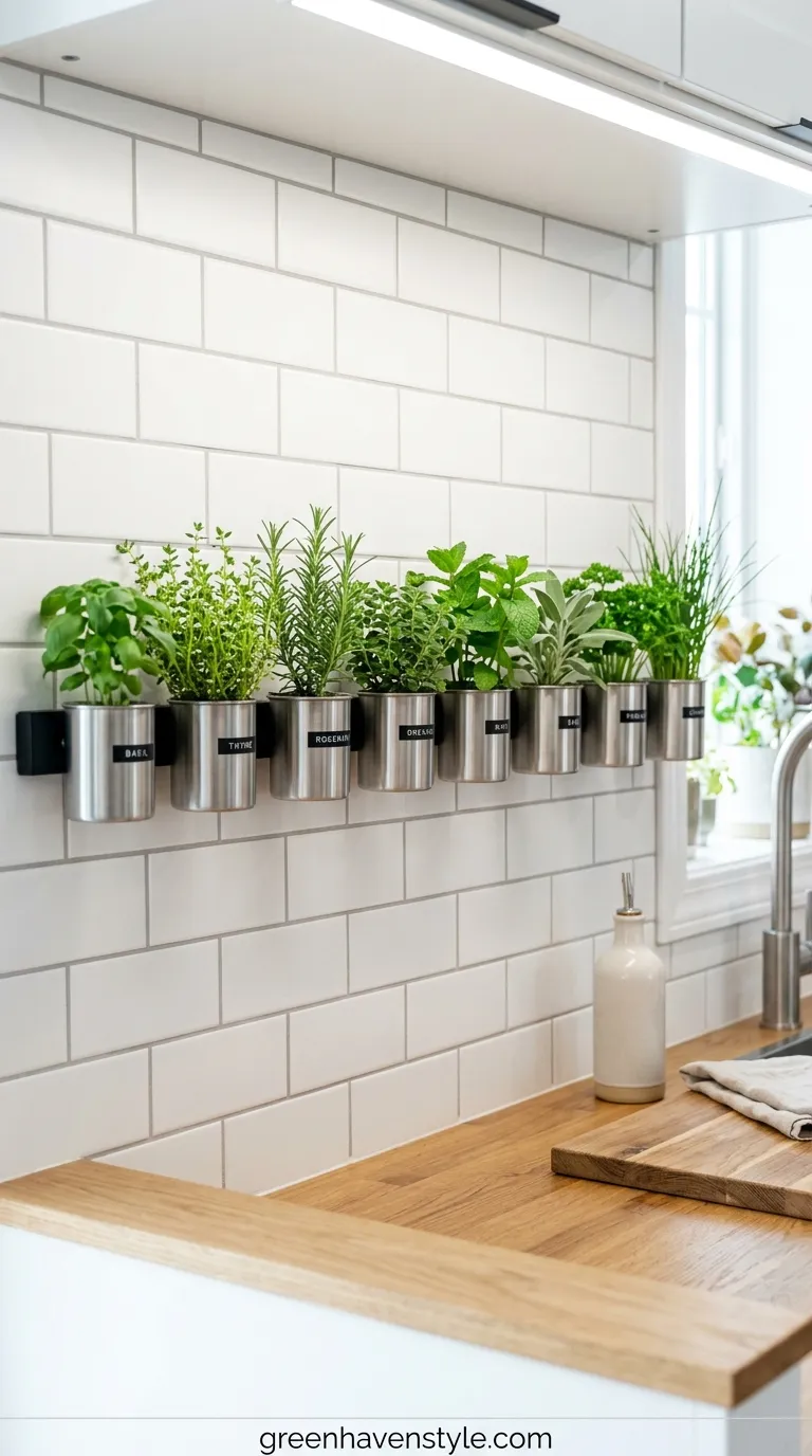 5. Magnetic Wall Containers