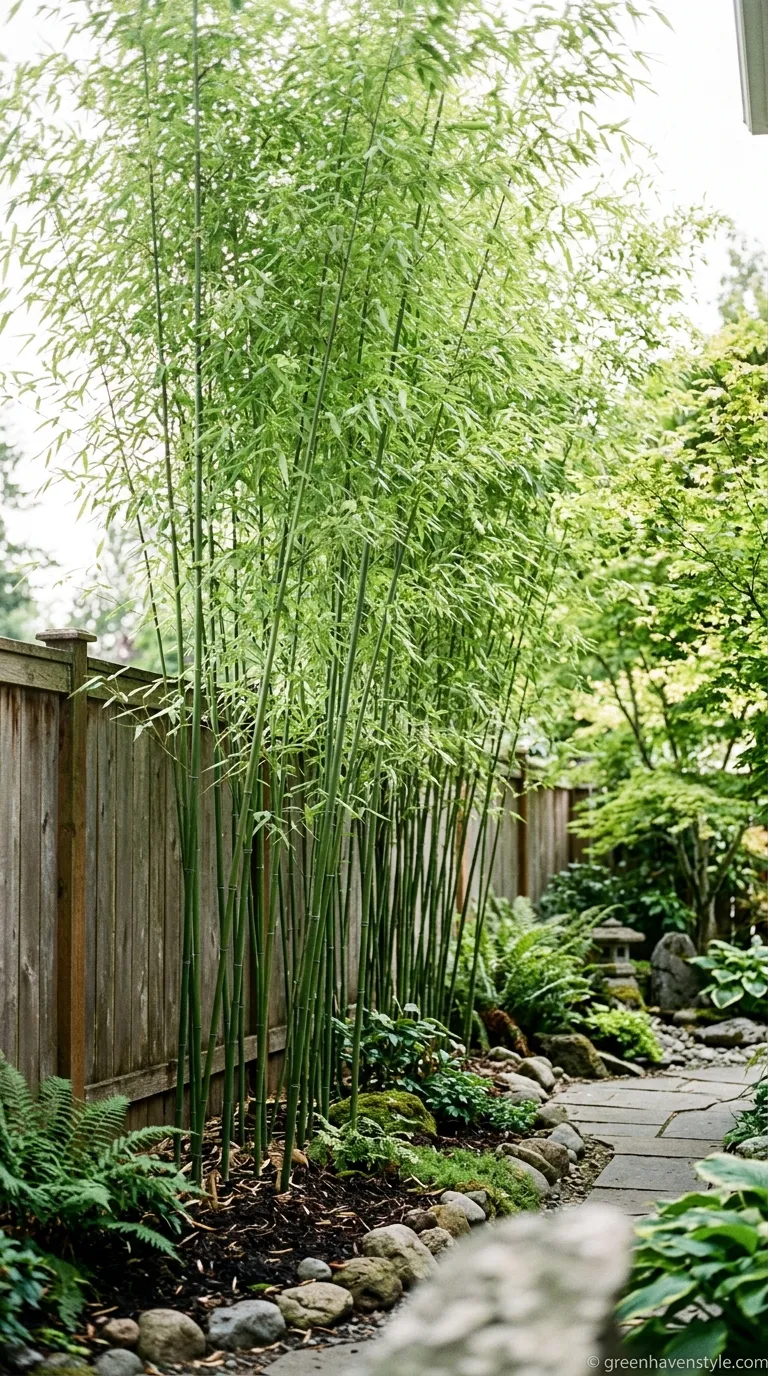 5. Vertical Bamboo Screen