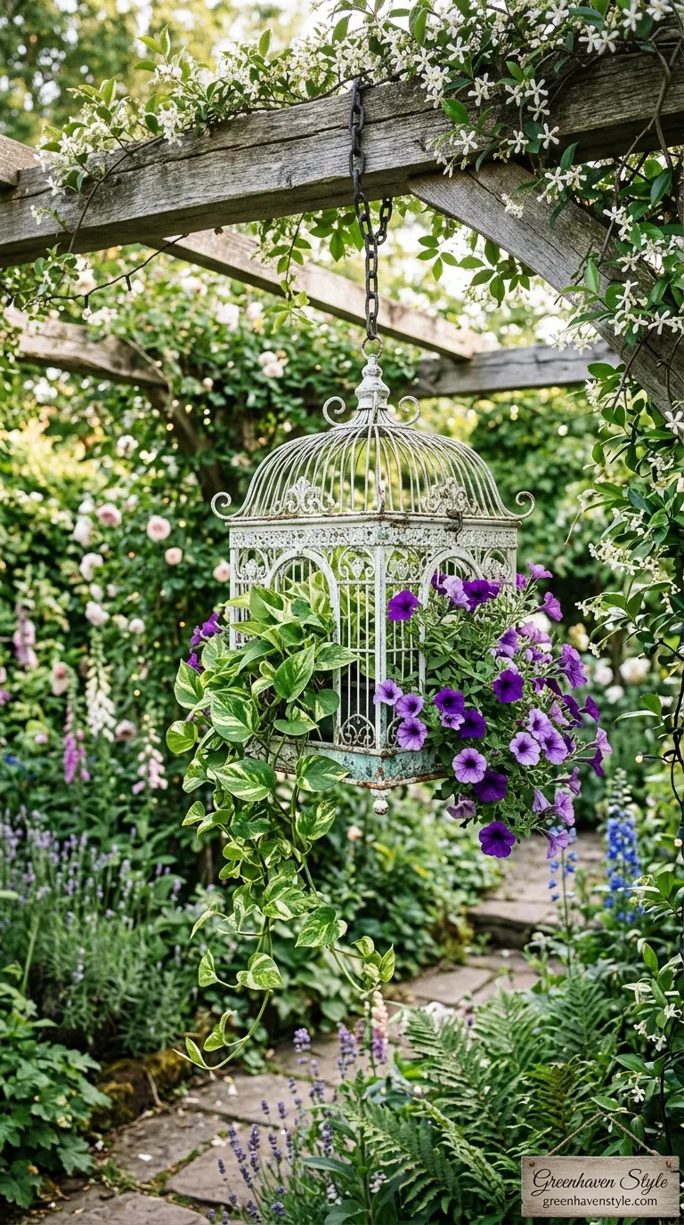 5. Victorian Bird Cage Vignette