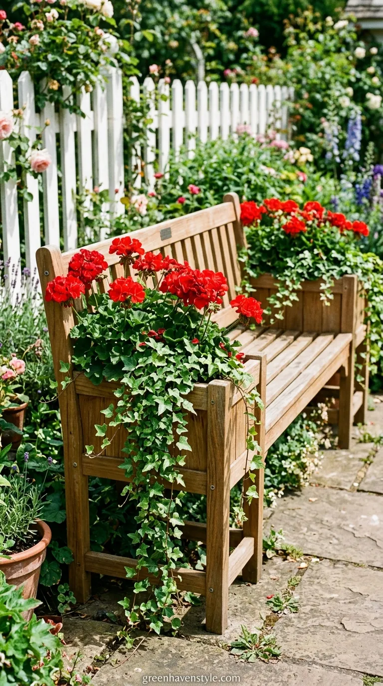 5. Window Box Bench