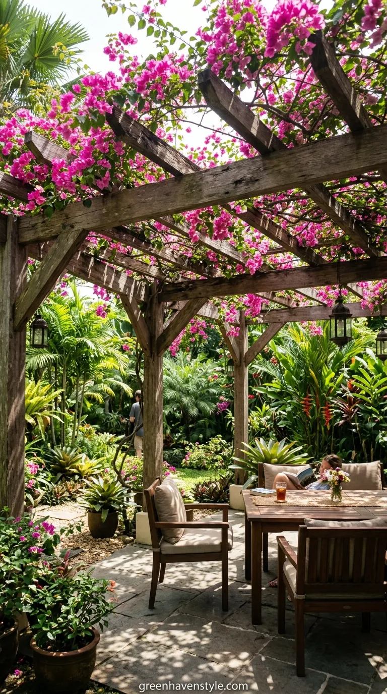 6. Overhead Pergola Canopy