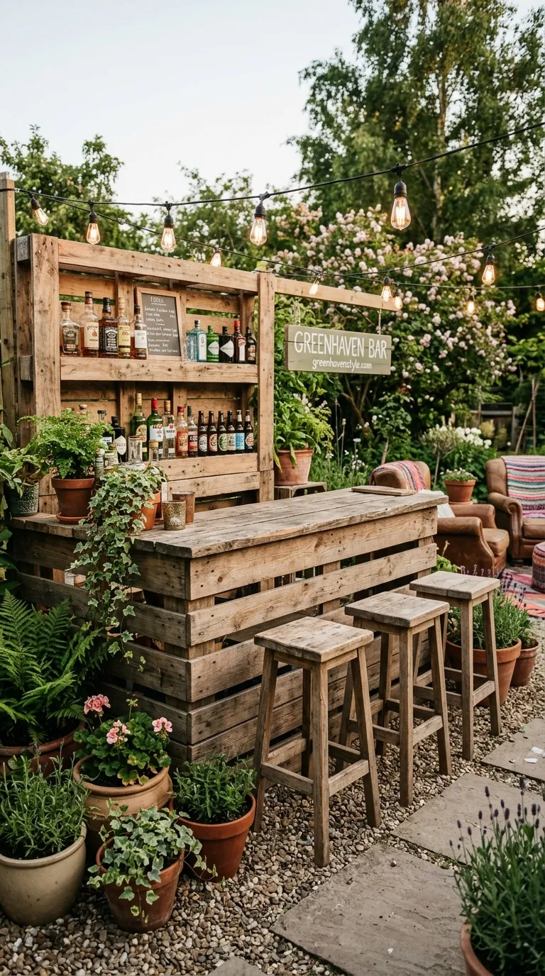 6. Pallet Bar DIY