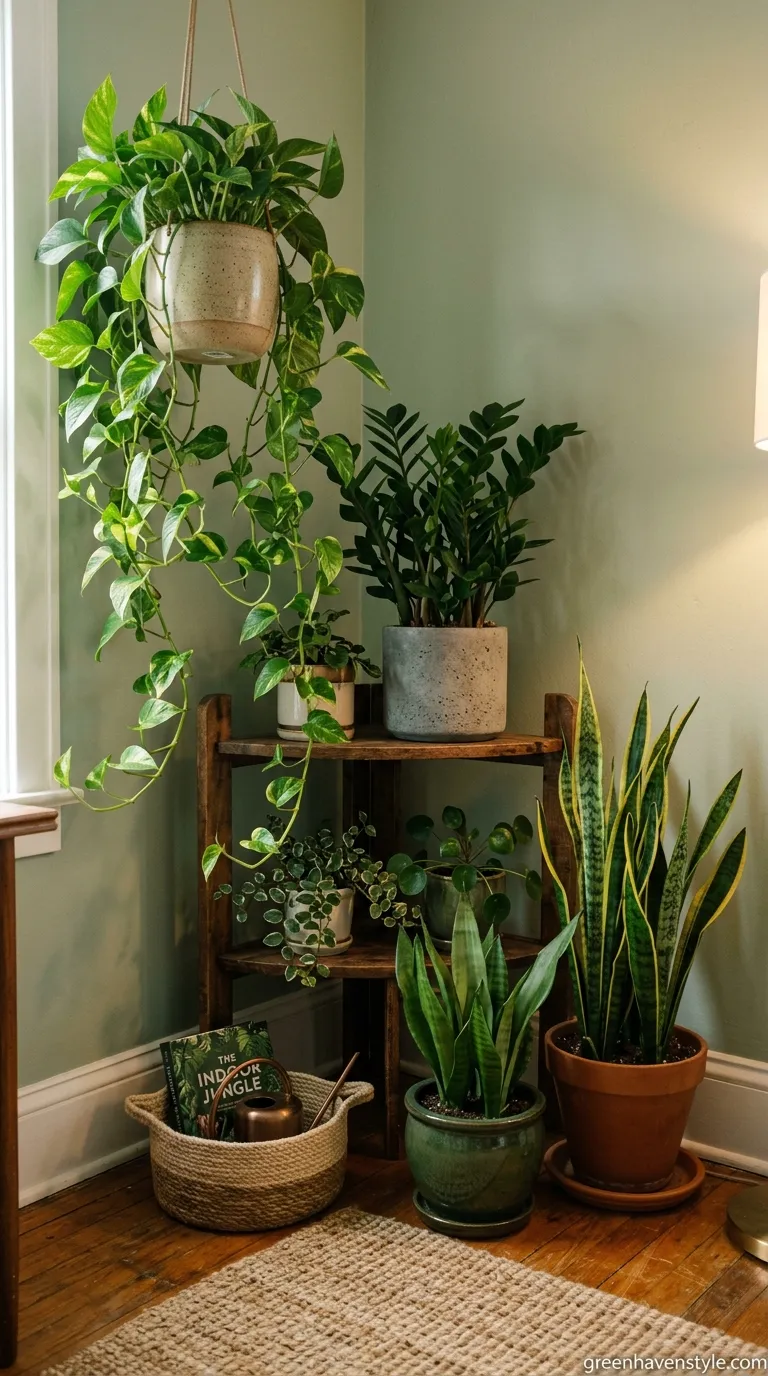 6. Shade Loving Plant Corner