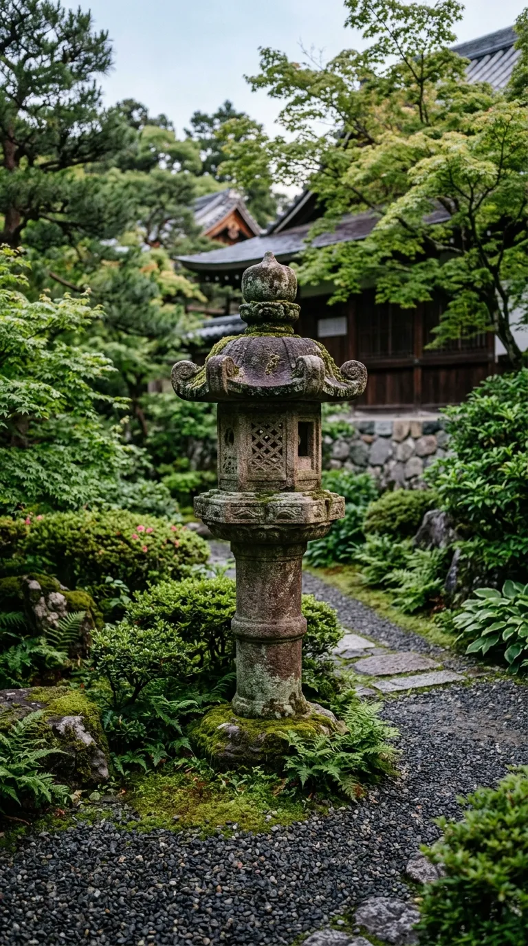 6. Stone Lantern Accent 1