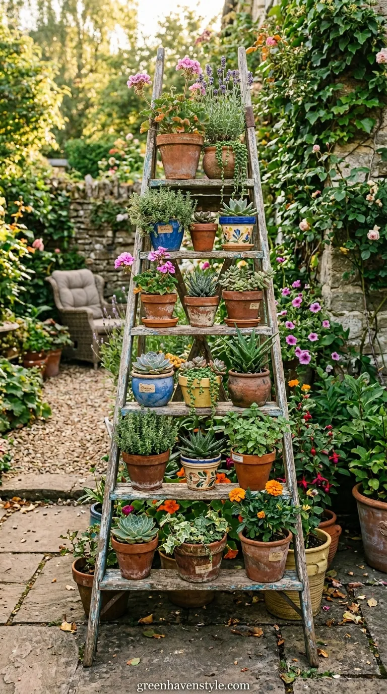 6. Tiered Plant Stands