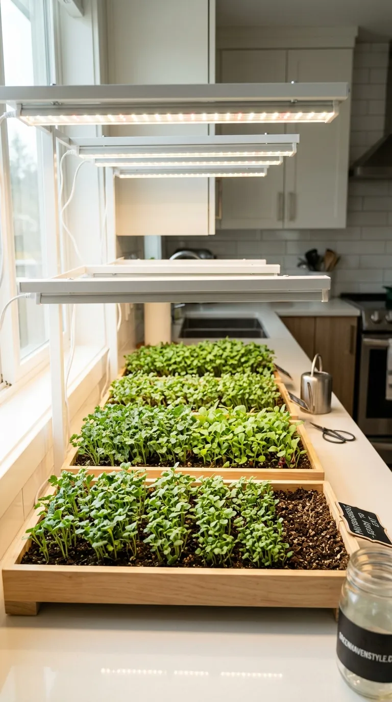 7. Kitchen Microgreens Tray