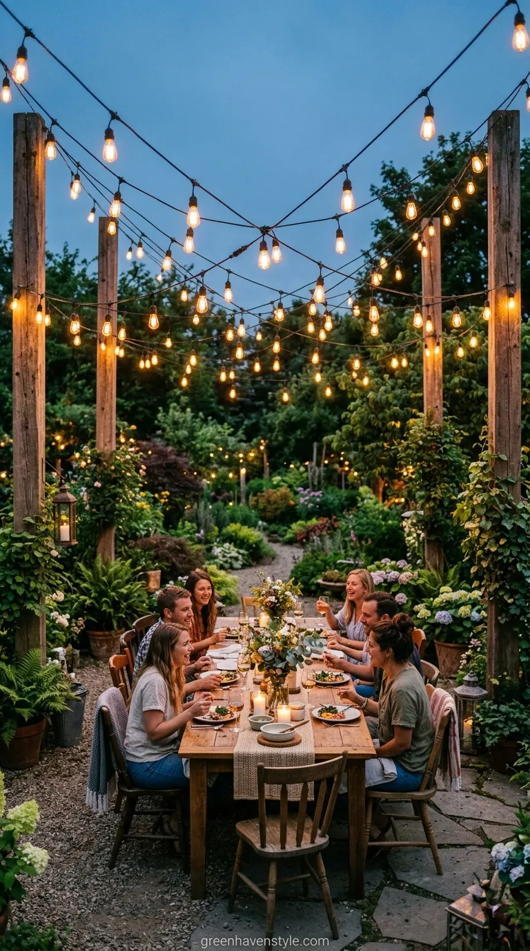 7. String Light Canopy 1