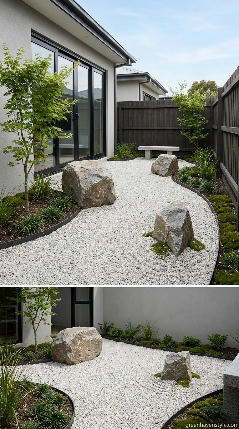 8. Gravel and Stone Courtyard