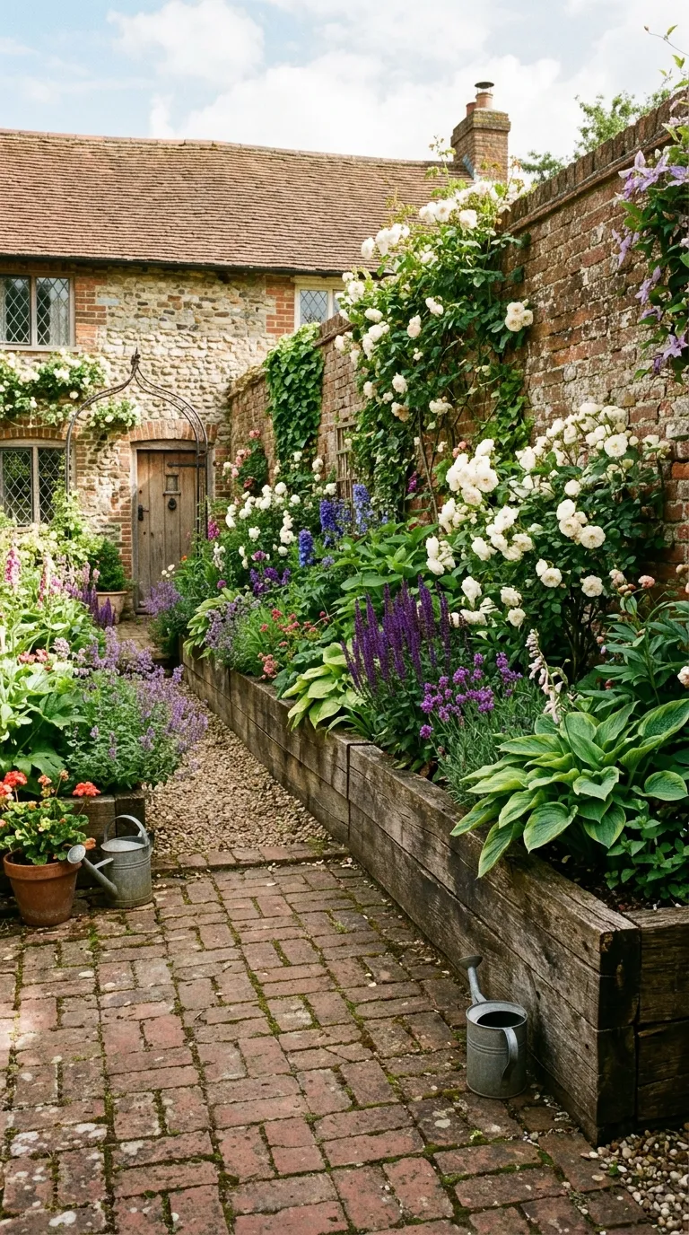 8. Raised Bed Border Gardens
