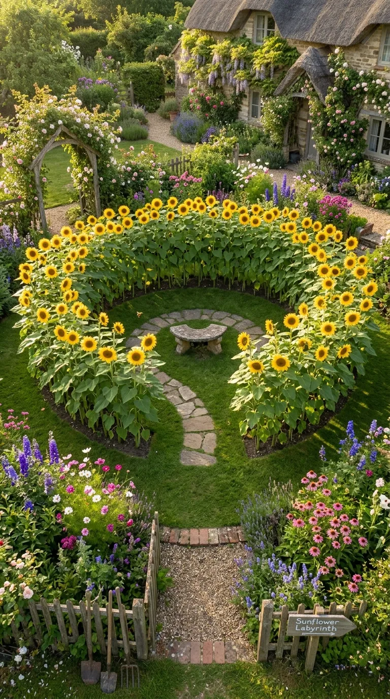 8. Sunflower Circle Garden