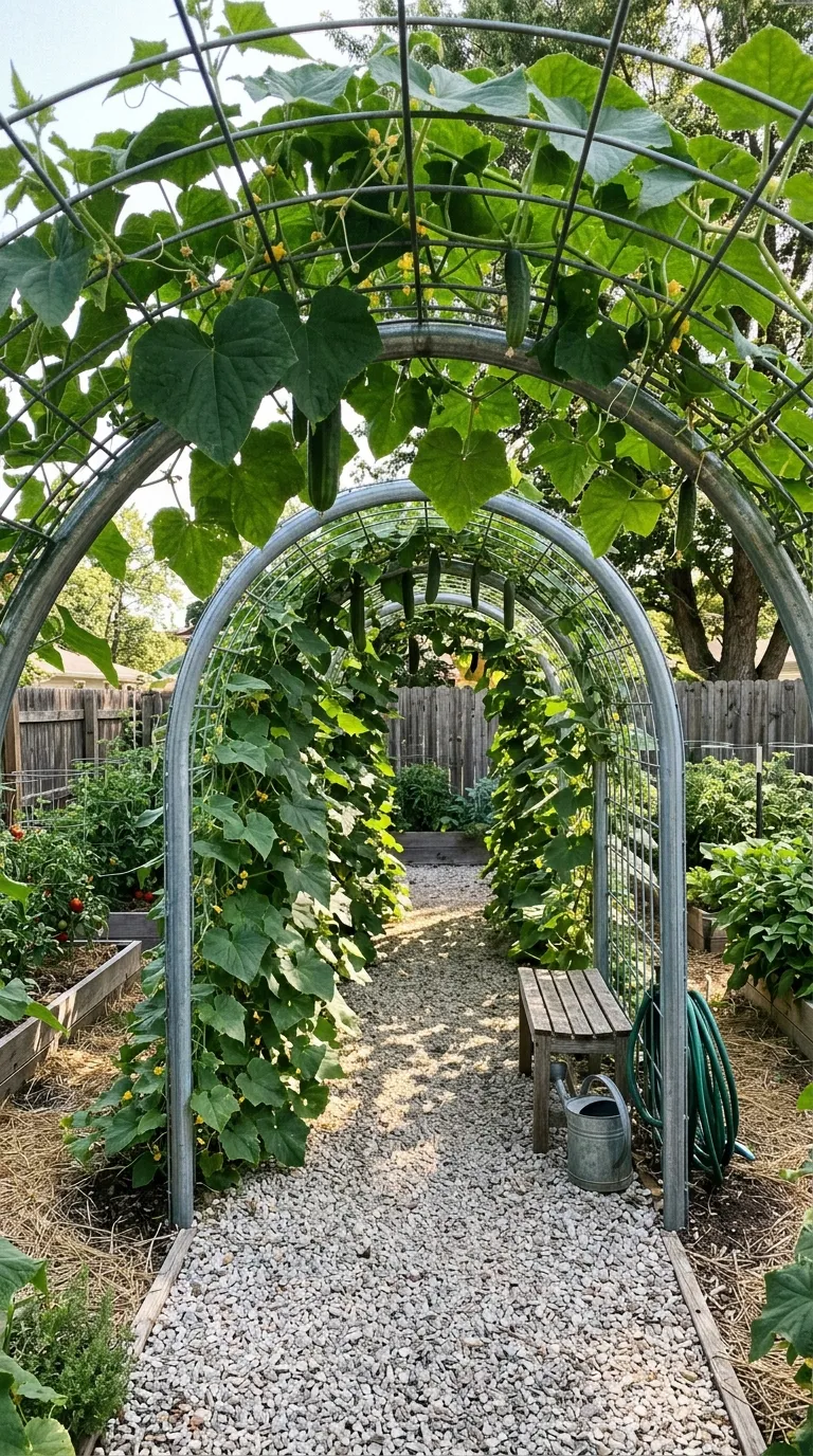 9. Cattle Panel Arch