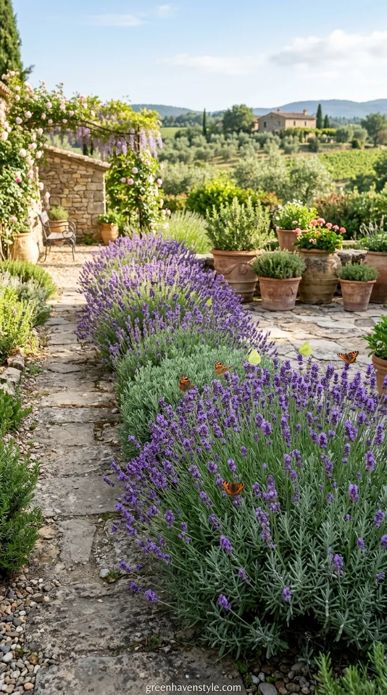 9. Lavender Border Planting