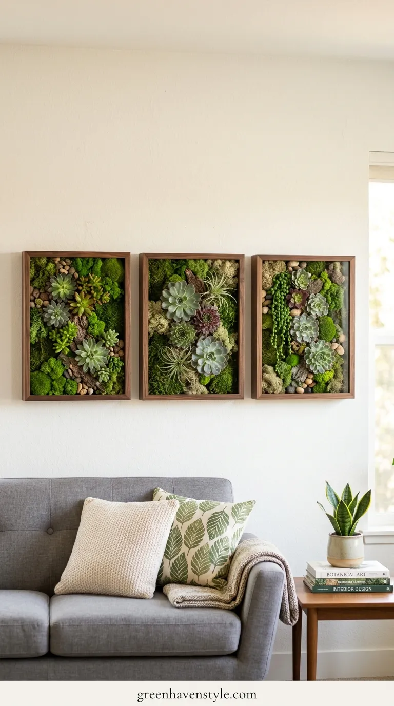 9. Picture Frame Planters