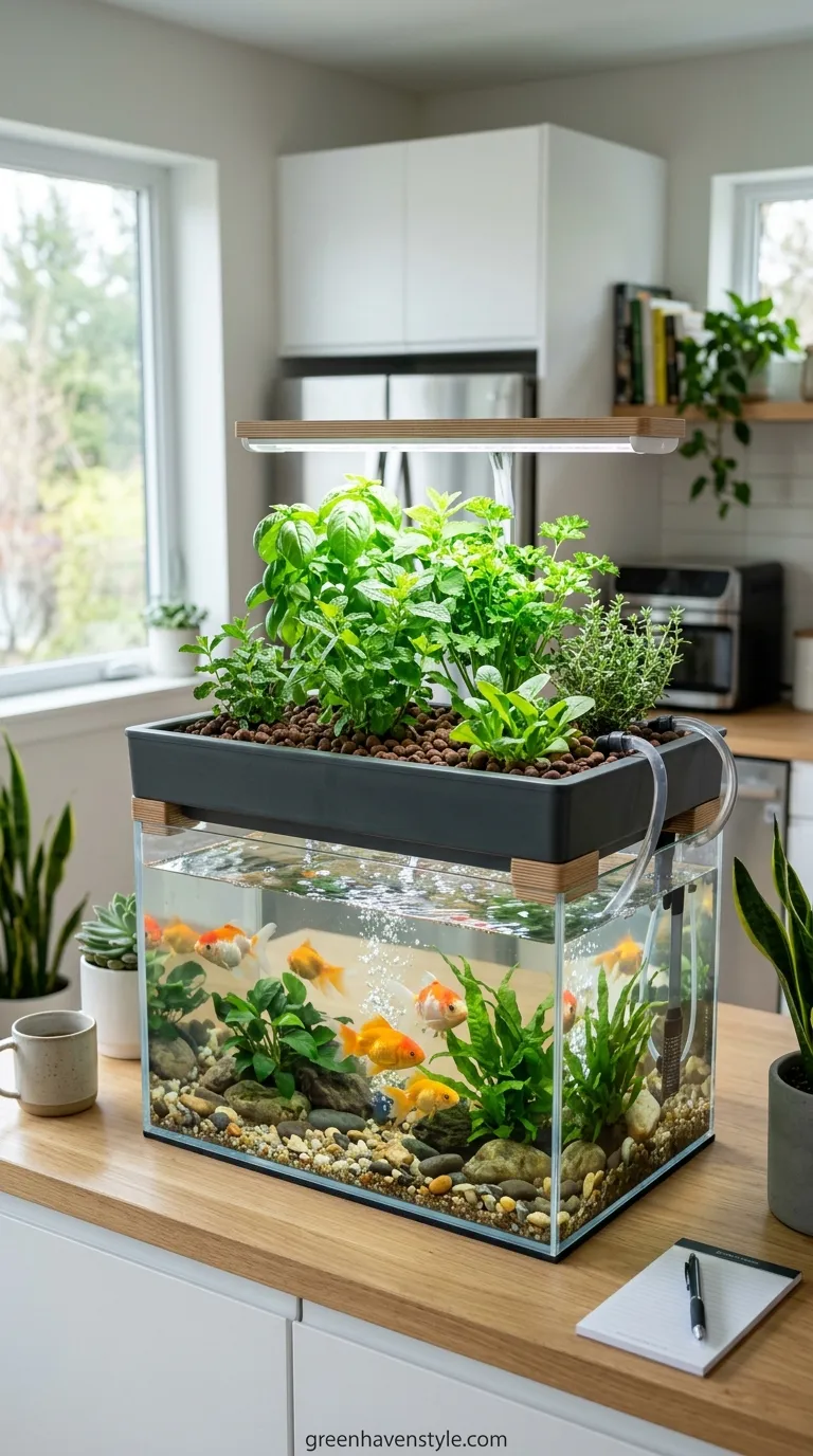 Aquaponics Fish Tank Combo