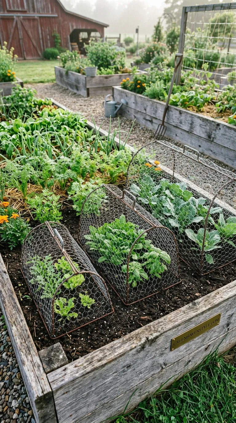Chicken Wire Garden Cloche