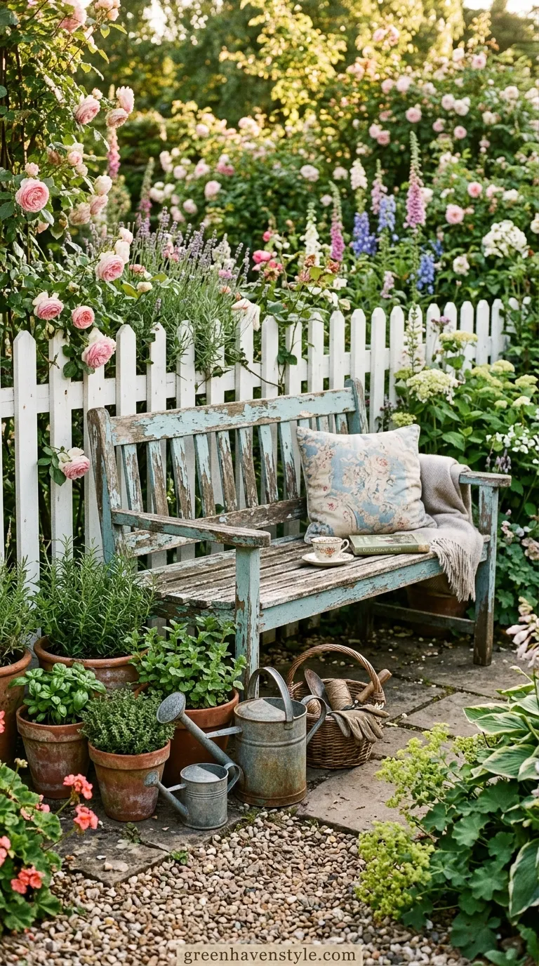 Chippy Painted Furniture Vignettes